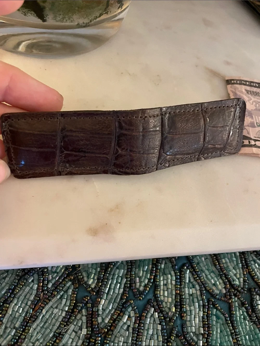 made in usa genuine alligator